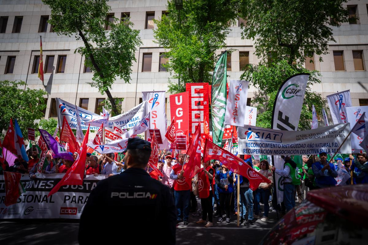 Concentración ante la AEAT el 8 de mayo de 2024