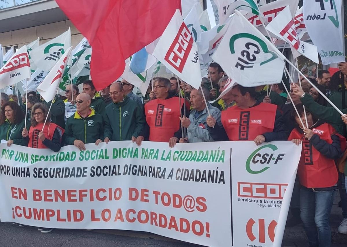 Concentración en León