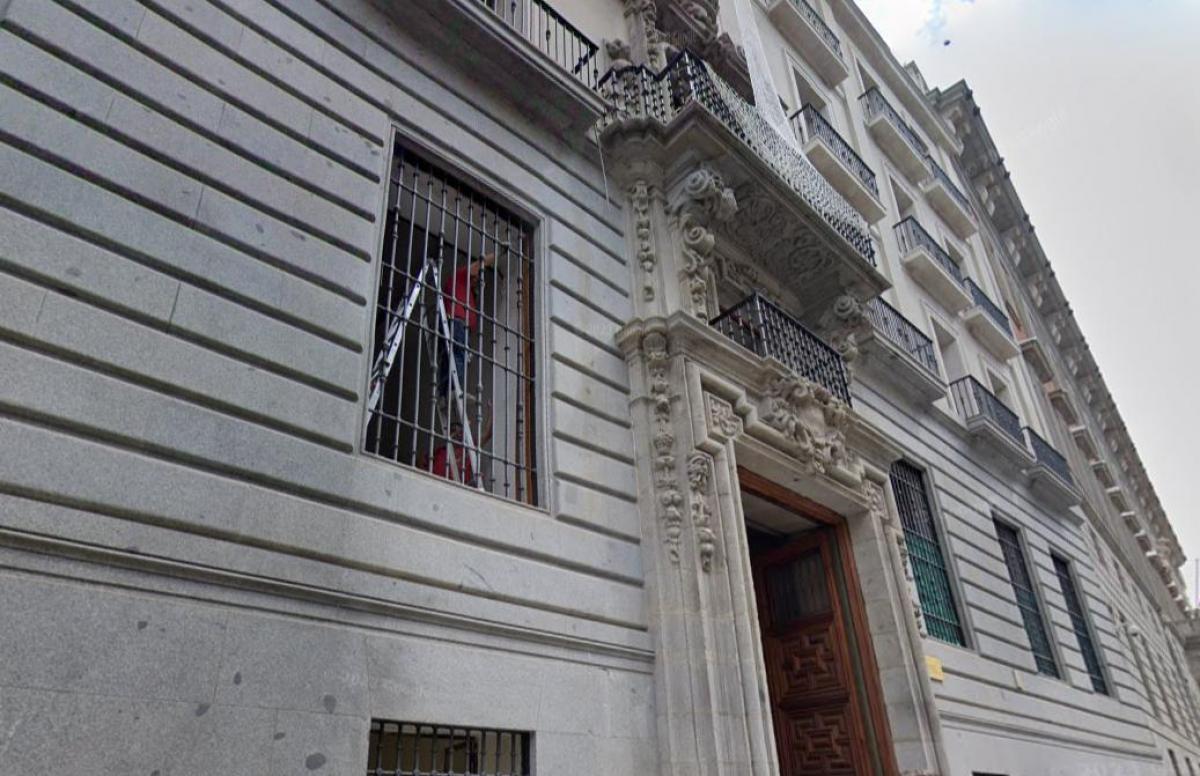 Fachada de la Sede del Ministerio de Hacienda y Funcin Pblica en la Calla Alcal de Madrid