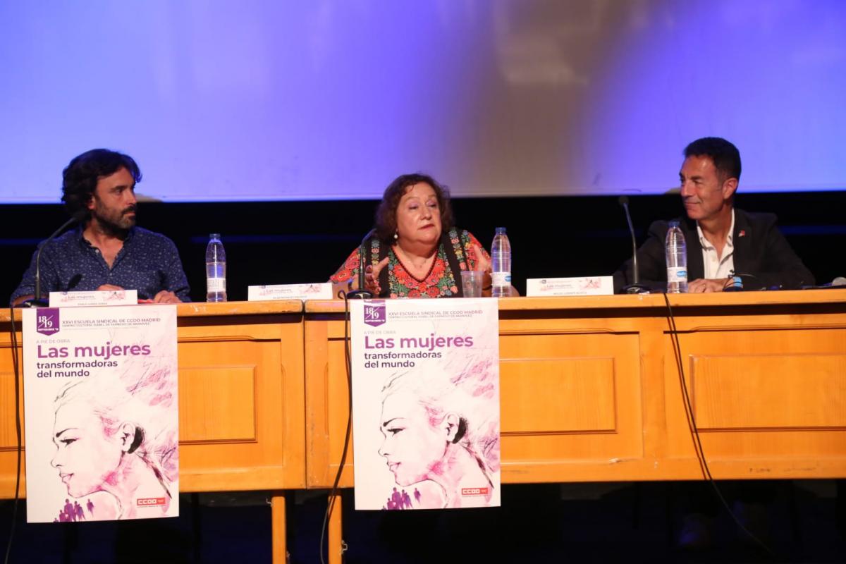 Pablo Llama, Pilar Morales y Miguel Lorente