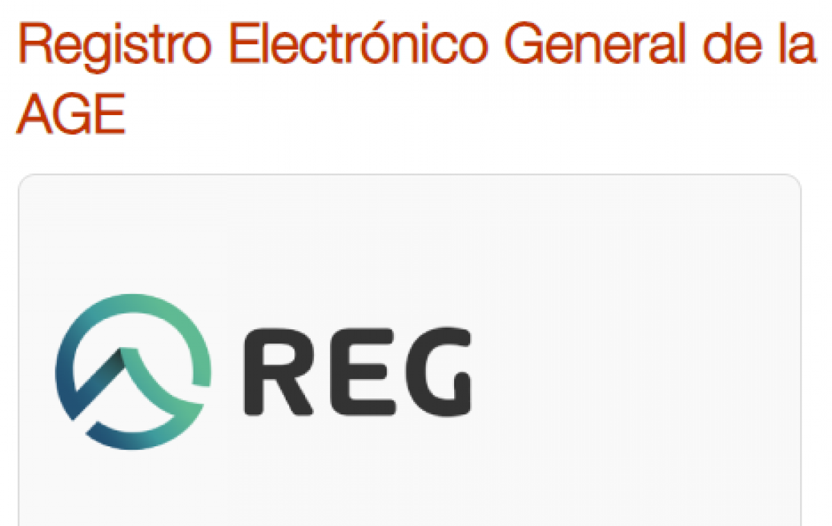 registro electrnico de la AGE