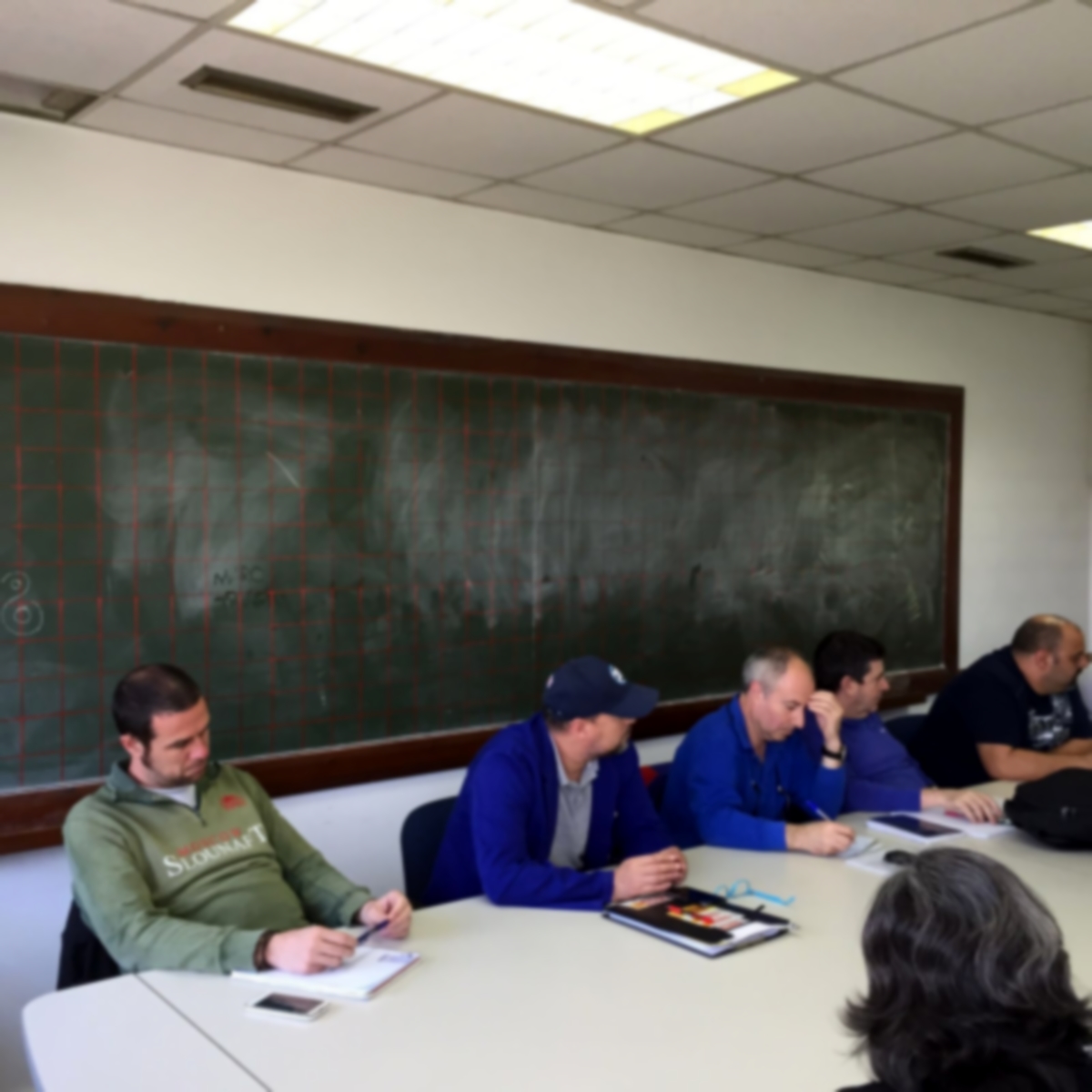 Reunión con los delegados y delegadas de CCOO en la planta de Santa Perpetua