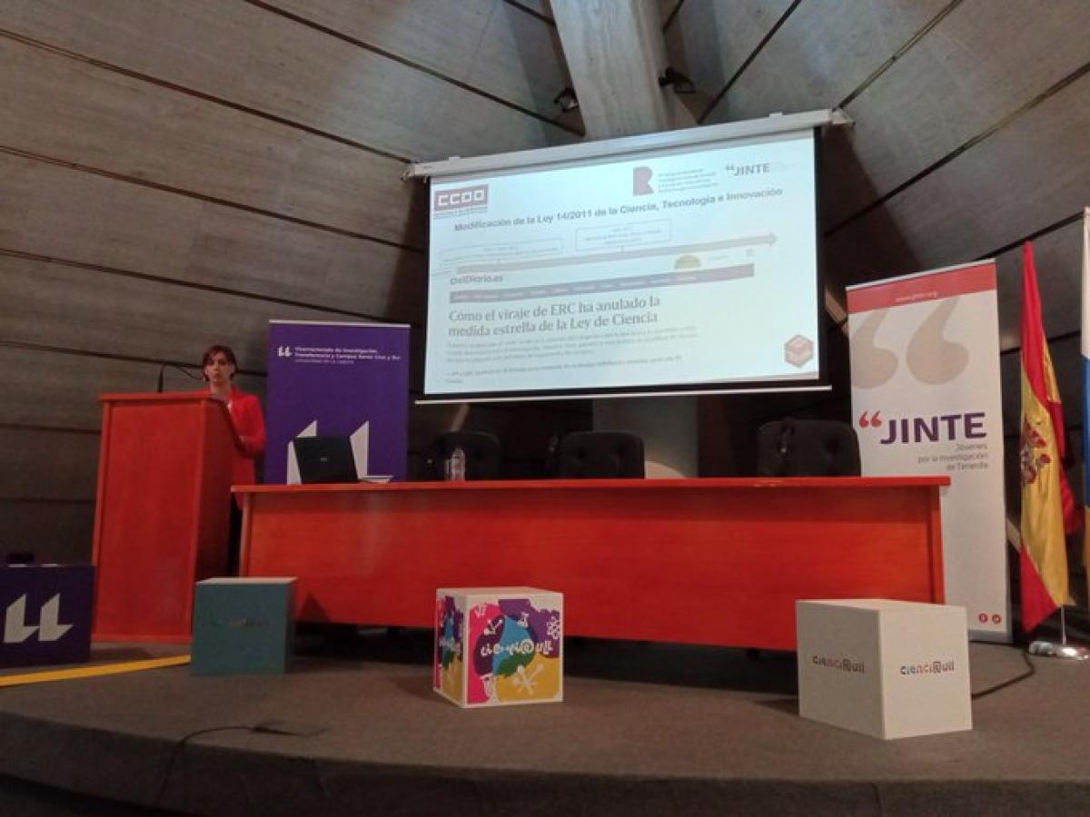 CCOO participa en el Congreso de Jóvenes Investigadores/as de Canarias