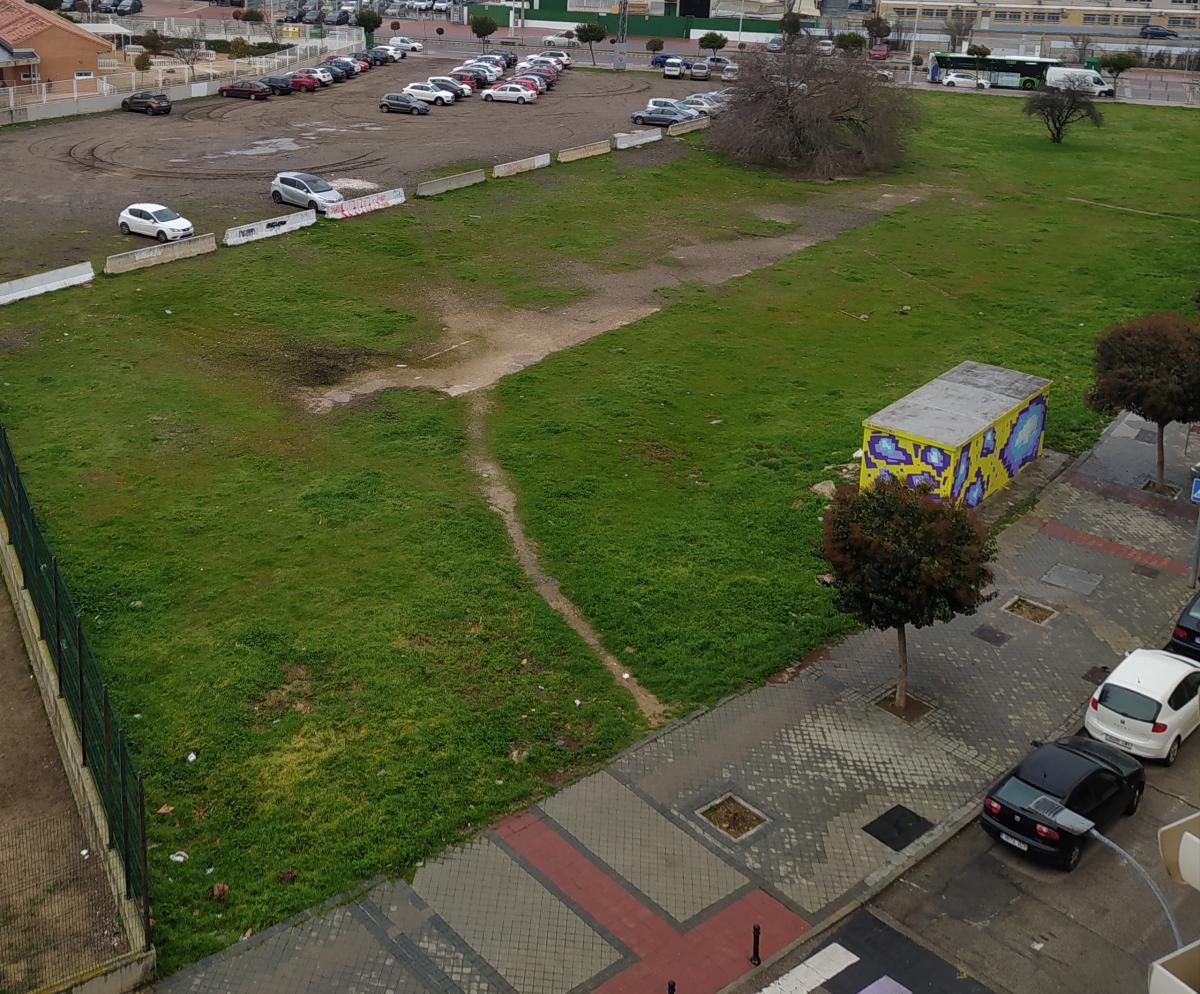 Parcela en la que se construirá el colegio