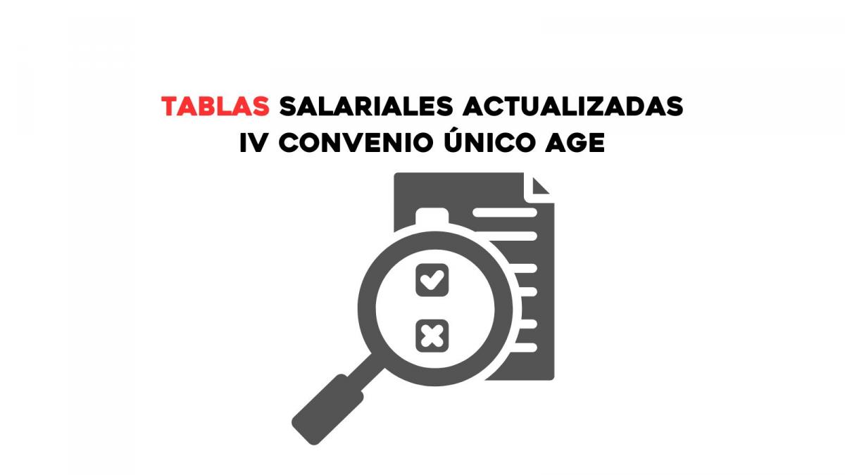 Tablas salariales