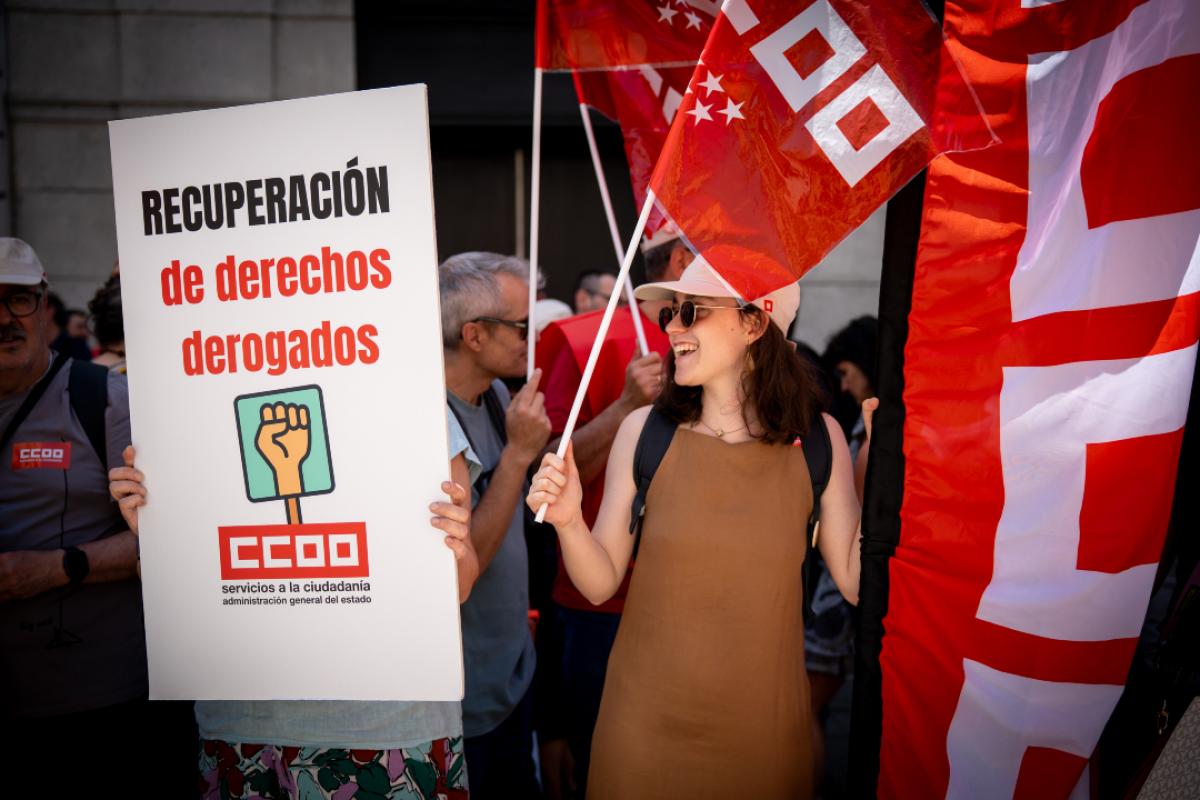 Concentración CCOO AGE 9J2026