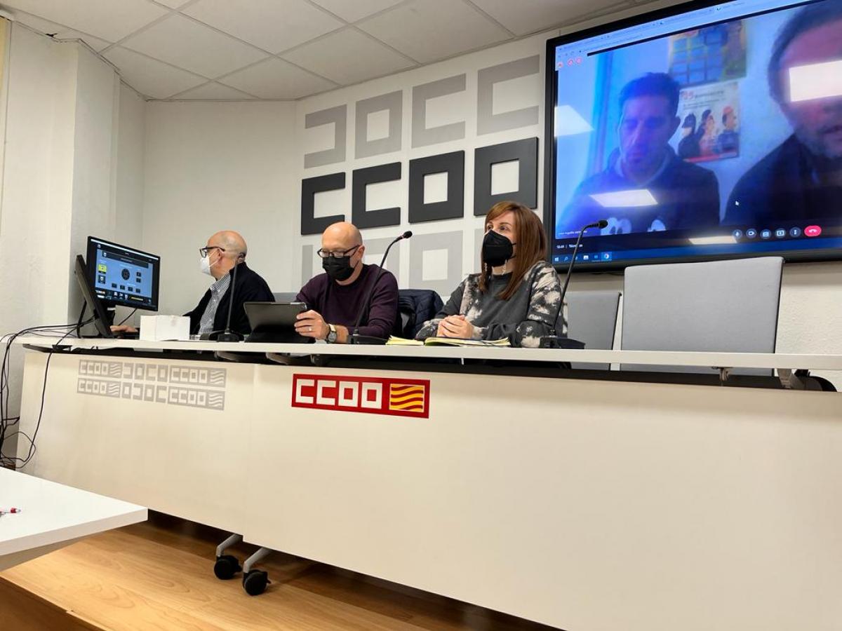 Reunión del Grupo de Trabajo de TecniCCOOs de Aragón