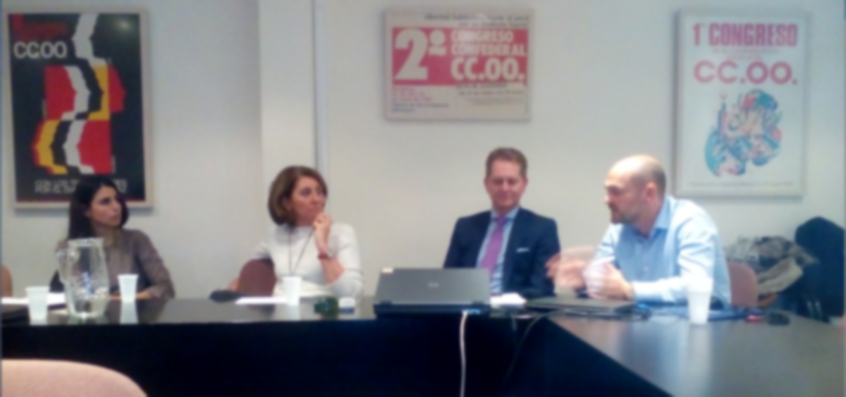 Una imagen de los ponentes de la cuarta sesión de trabajo