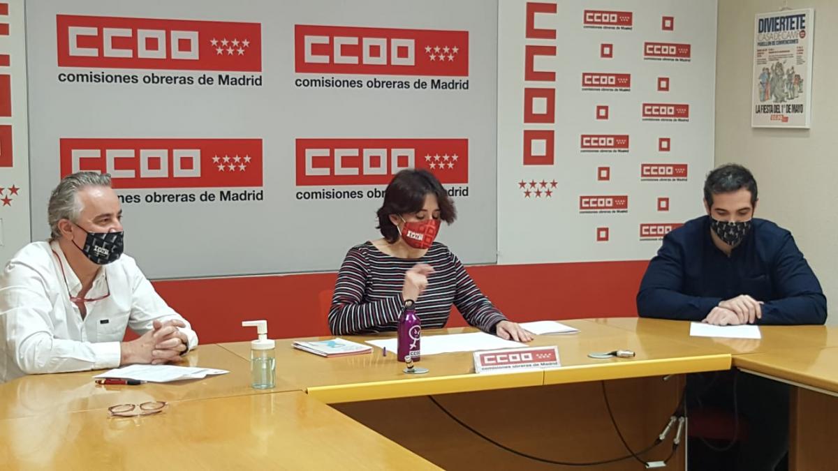 Un momento de la rueda de prensa