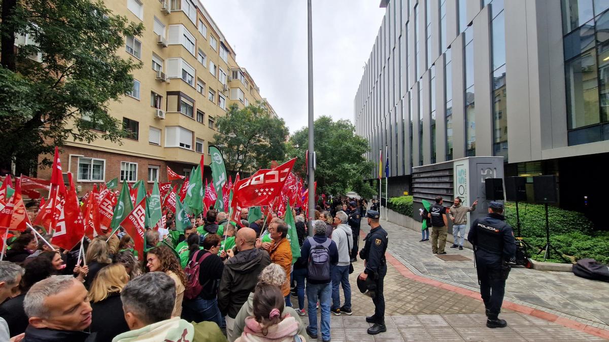 Concentraciones 30 octubre 2025 frente al Ministerio para la Transformación Digital y Función Pública