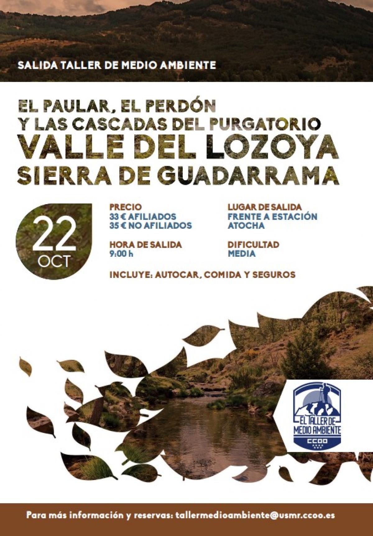 Taller de Medio Ambiente: El Paular, Puente del Perdón y Cascadas del Purgatorio