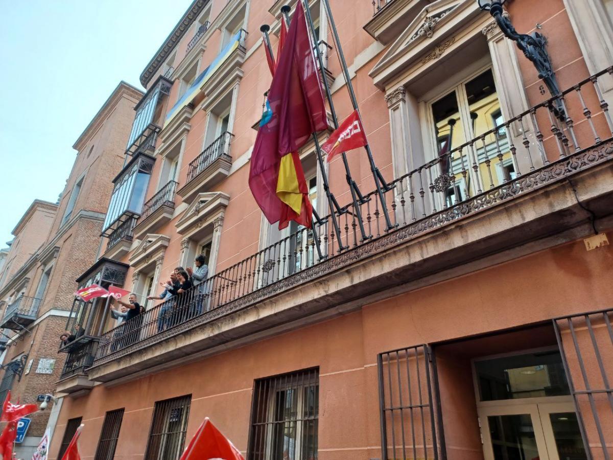 3 de noviembre de 2022, movilización en Madrid bajo el lema Salario o conflicto.
