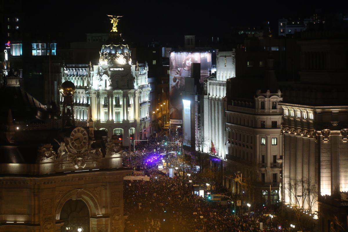 Manifestacion 8M, Día Internacional de la Mujer Trabajadora, Madrid 2019