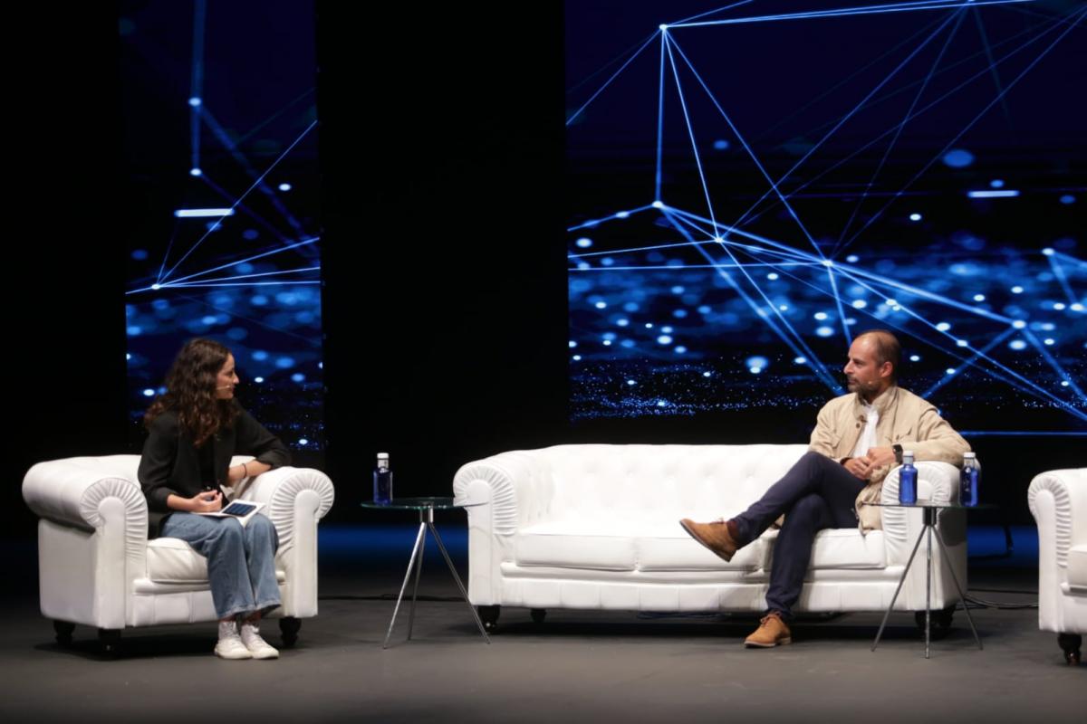 Lura Olías y Vicente Sánchez