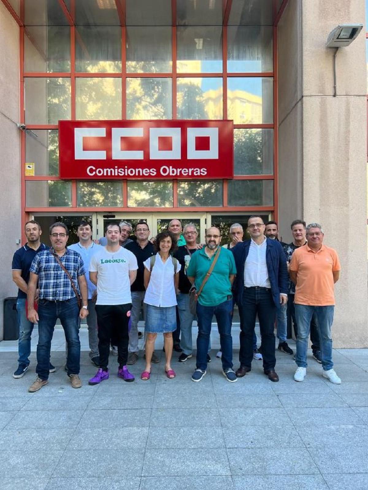 nueva Comisión Ejecutiva compuesta por un representante de cada uno de los centros y han elegido también al nuevo Secretario General que será Federico Muñoz Muñoz del centro de Benavente en Zamora.