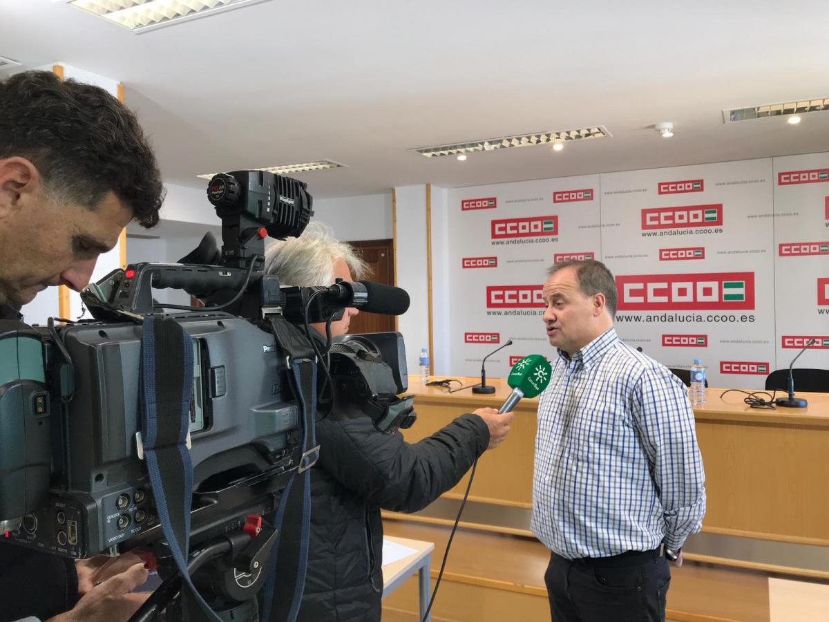 En Sevilla explicando los acuerdos alcanzados por CCOO y Función Pública