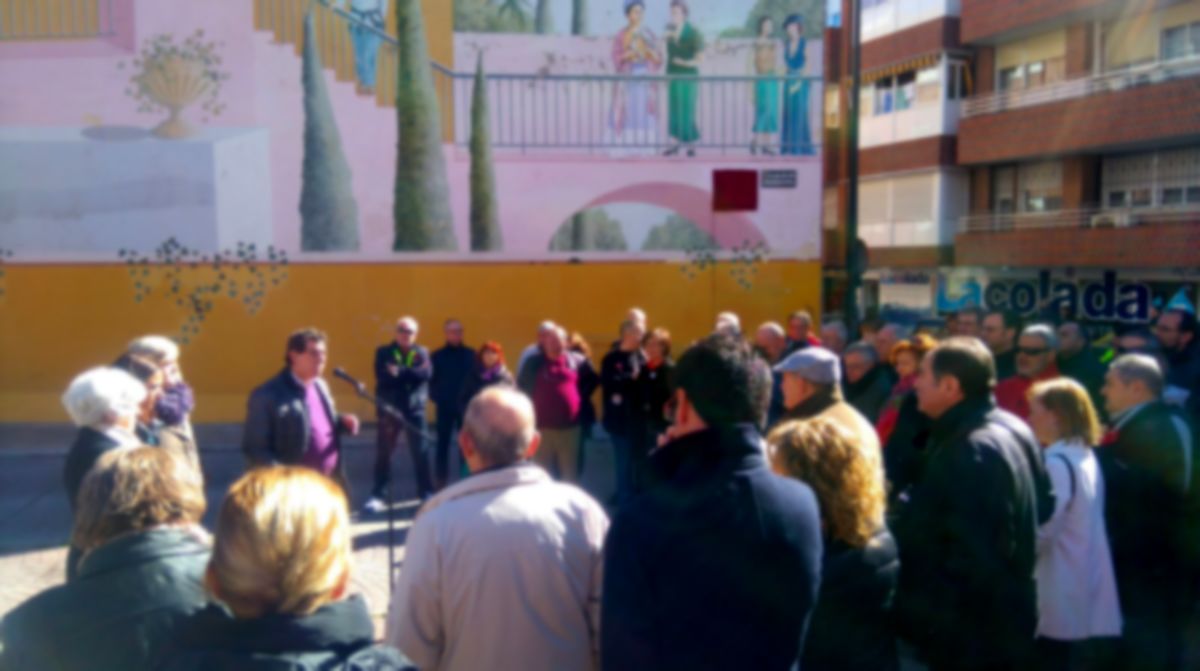 Restitución en Getafe de la placa en homenaje a los Abogados de Atocha