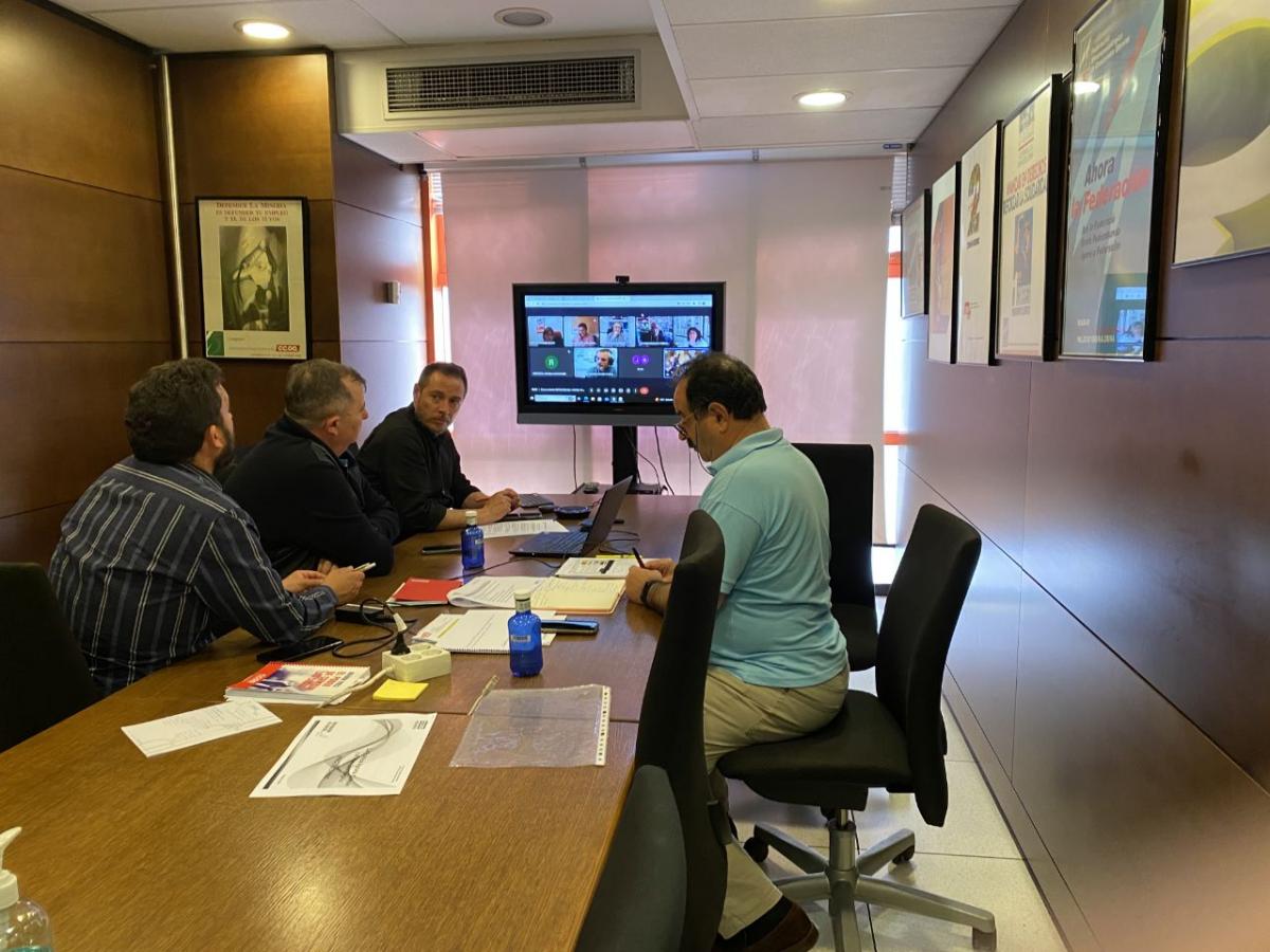 Reunión del área de Estrategias Industriales de CCOO de Industria