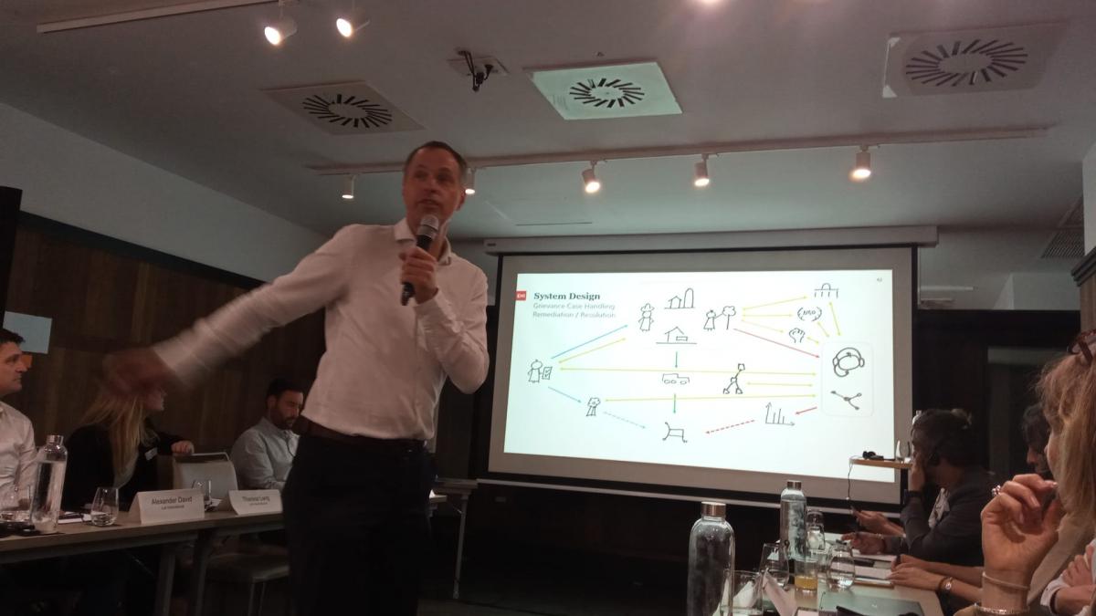 taller "Establecimiento de un Mecanismo de Reclamación como solución para todo el sector de las frutas y hortalizas" organizado por el EHI Retail Institute.