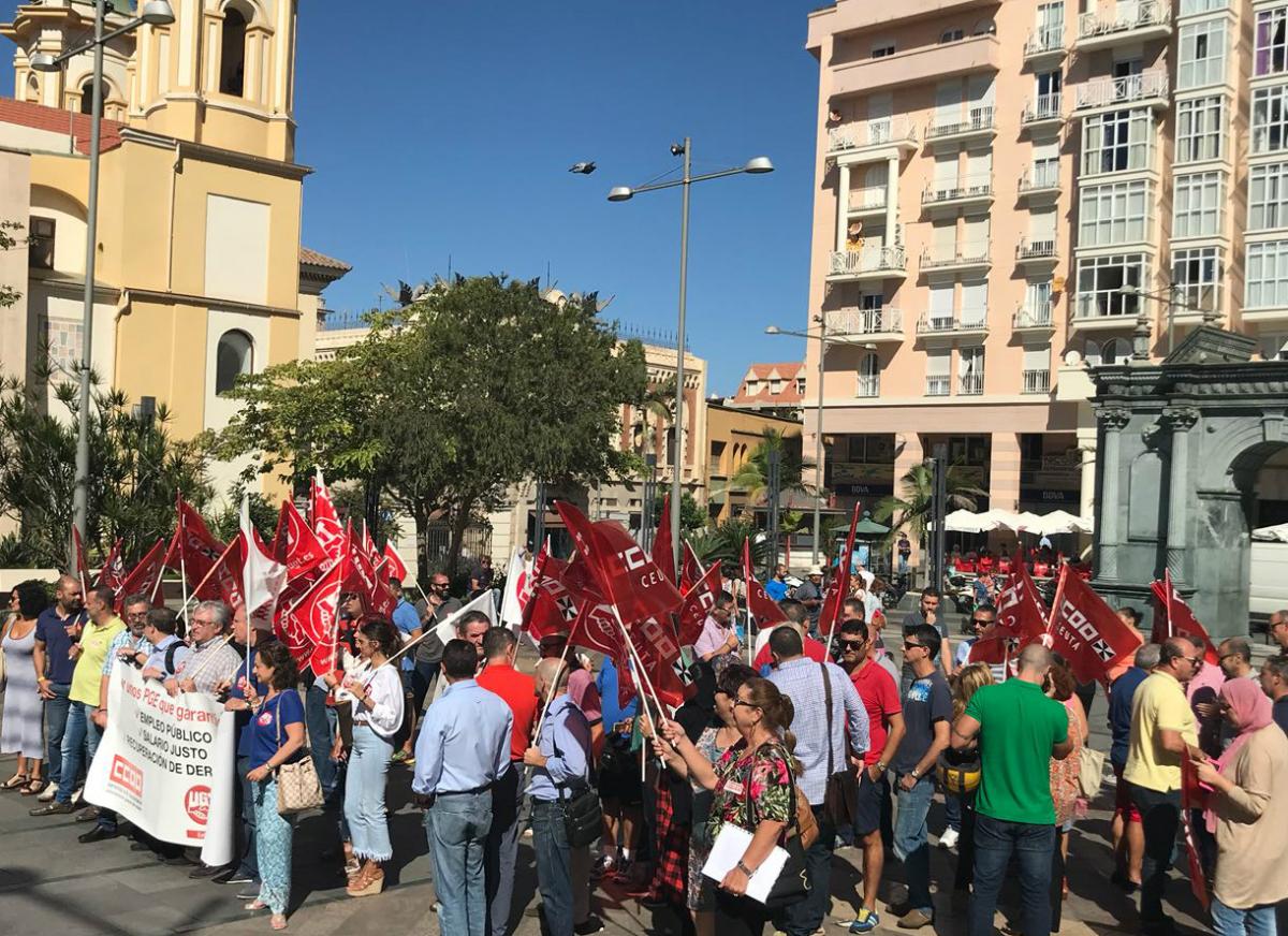 Concentración de UGT y CCOO en Ceuta