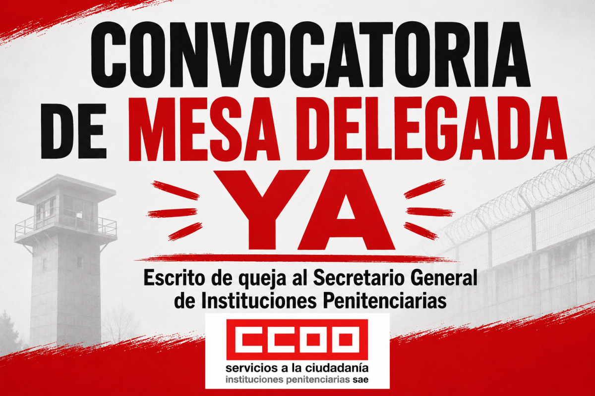 Convocatoria de Mesa Delegada de IIPP YA