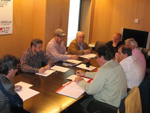 Reunión con el grupo parlamentario de Izquierda Unida