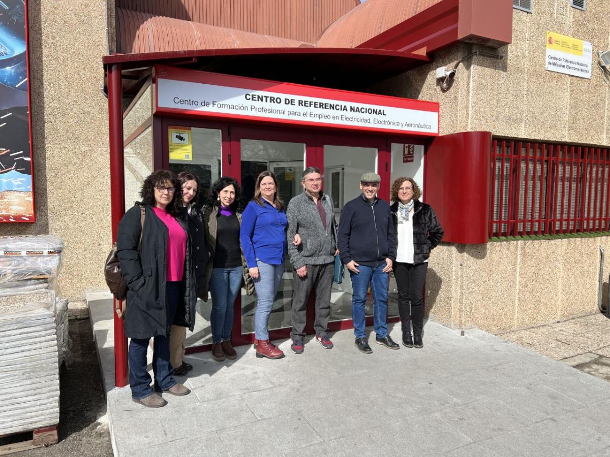CCOO de Industria visita el Centro de Referencia Nacional (CRN) de Máquinas Electromecánicas de Leganés