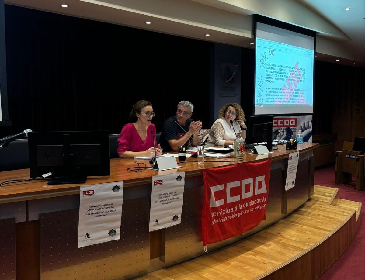 CCOO organiza un curso en Madrid para mejorar las condiciones laborales del personal de vigilancia aduanera