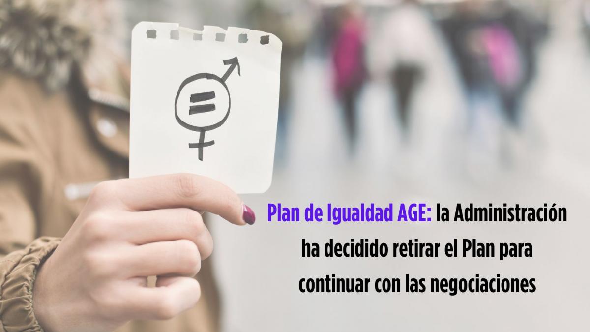 Plan de Igualdad en la AGE