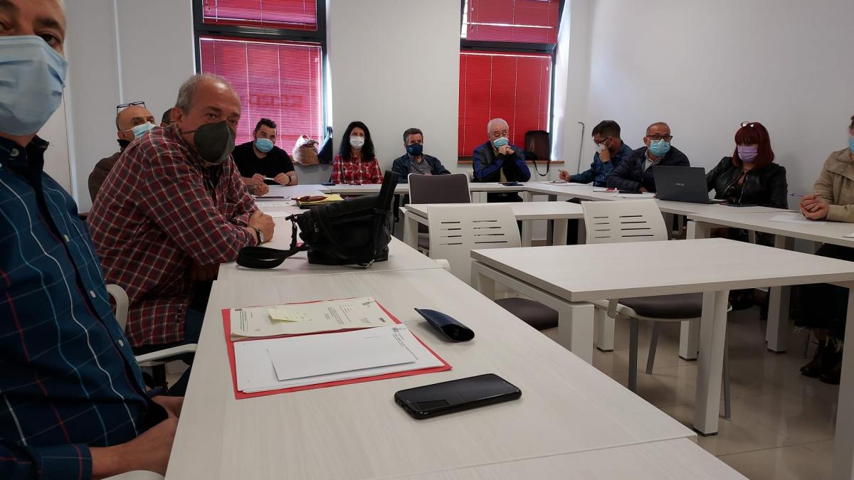 Reunión Regional en Cuenca con responsables y delegado/as de CCOO Castilla-La Mancha.