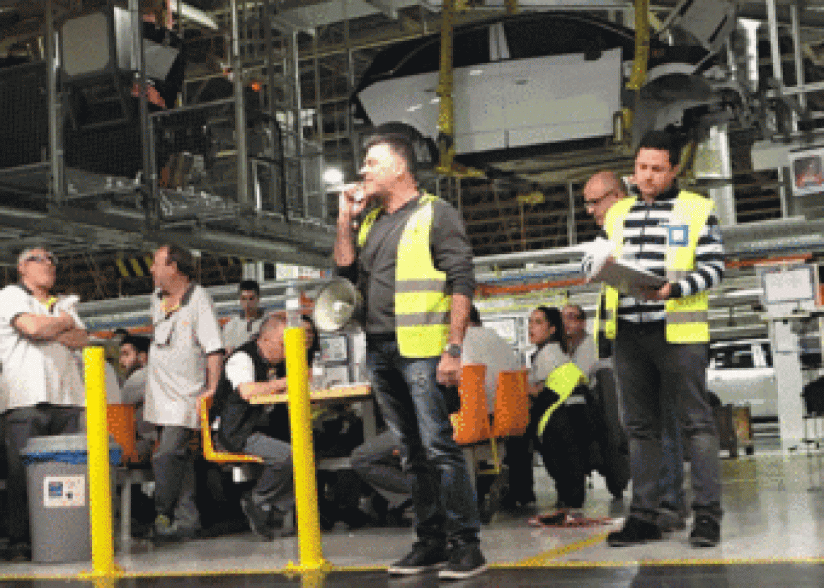 Imágenes de las asambleas de pausa