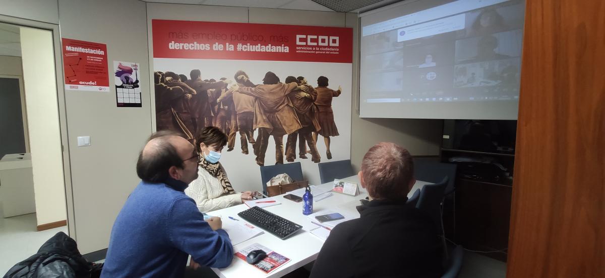 Asamblea con CCOO Andalucía.
