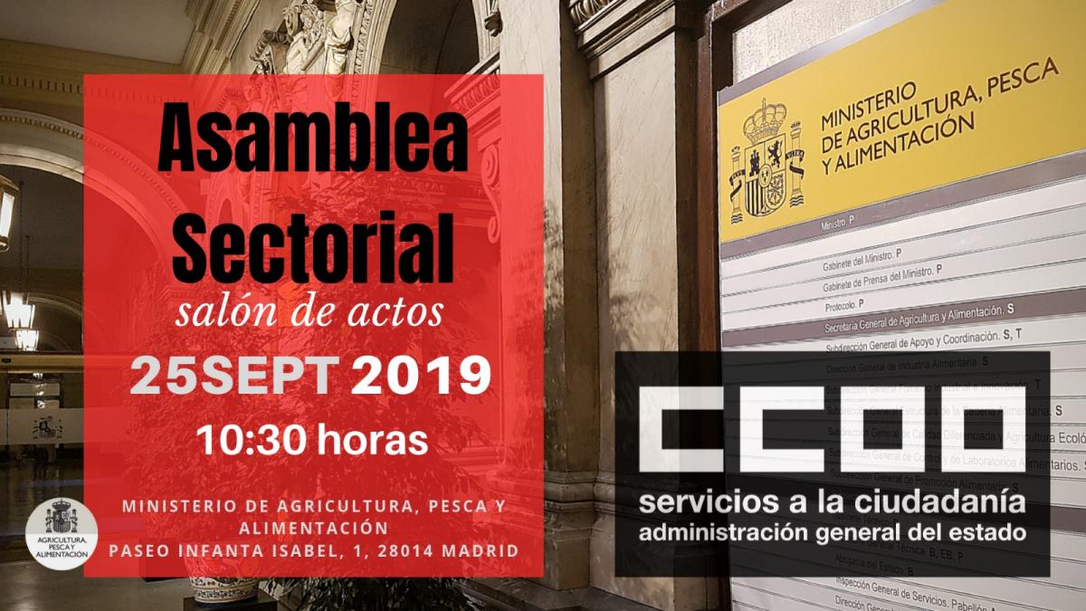 Asamblea Sectorial 25 septiembre 2019