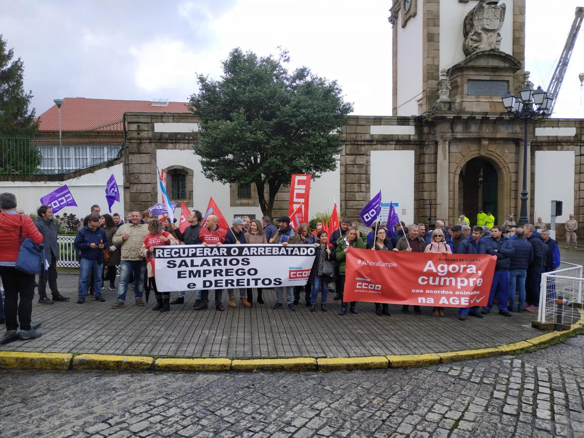 Concentración #AhoraCumple en Ferrol