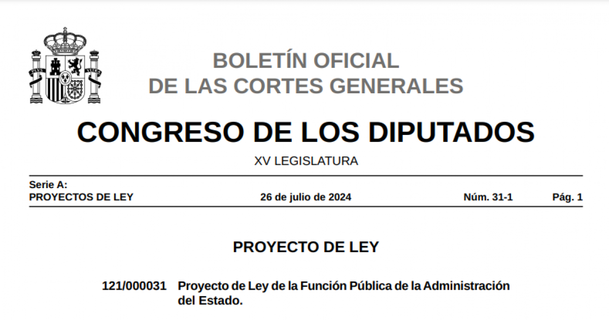 Boletn oficial Cortes Generales