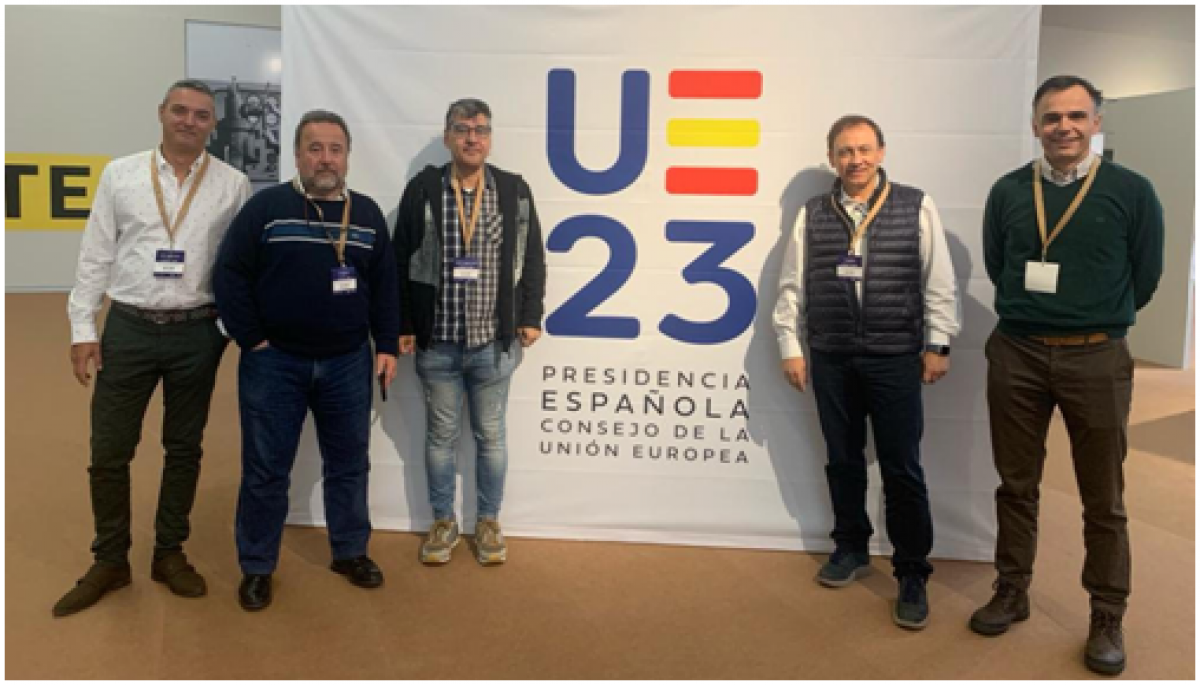 Equipo de CCOO industria en el evento