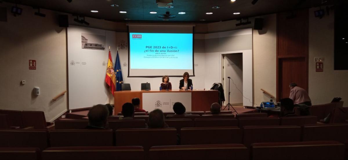 Presentación del informe en Madrid