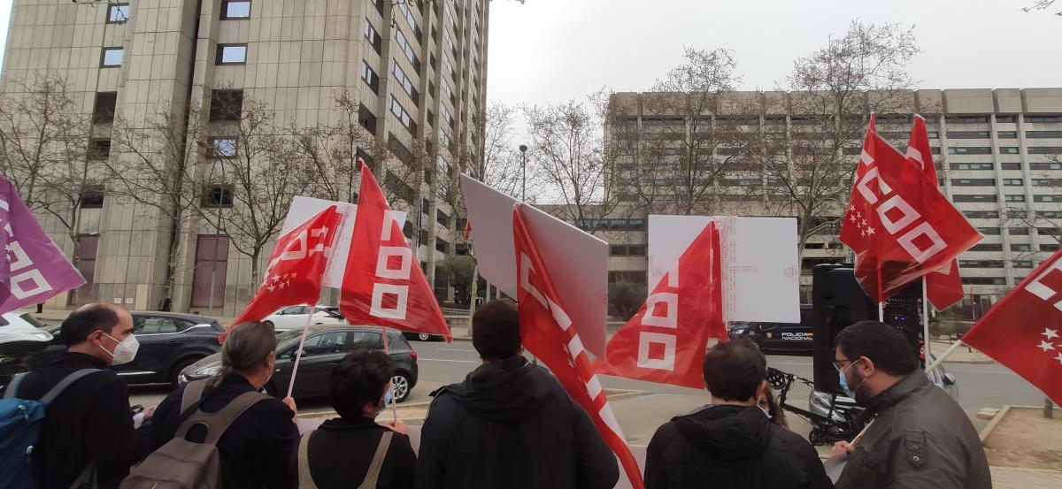 CCOO sale a la calle para reclamar derechos para todo el personal de investigación.