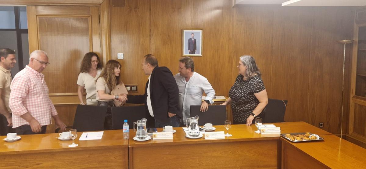 Delegación de CCOO en la reunión con el Ministerio de Trabajo