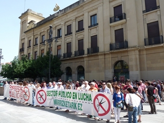 En defensa de los servicios públicos en Pamplona.