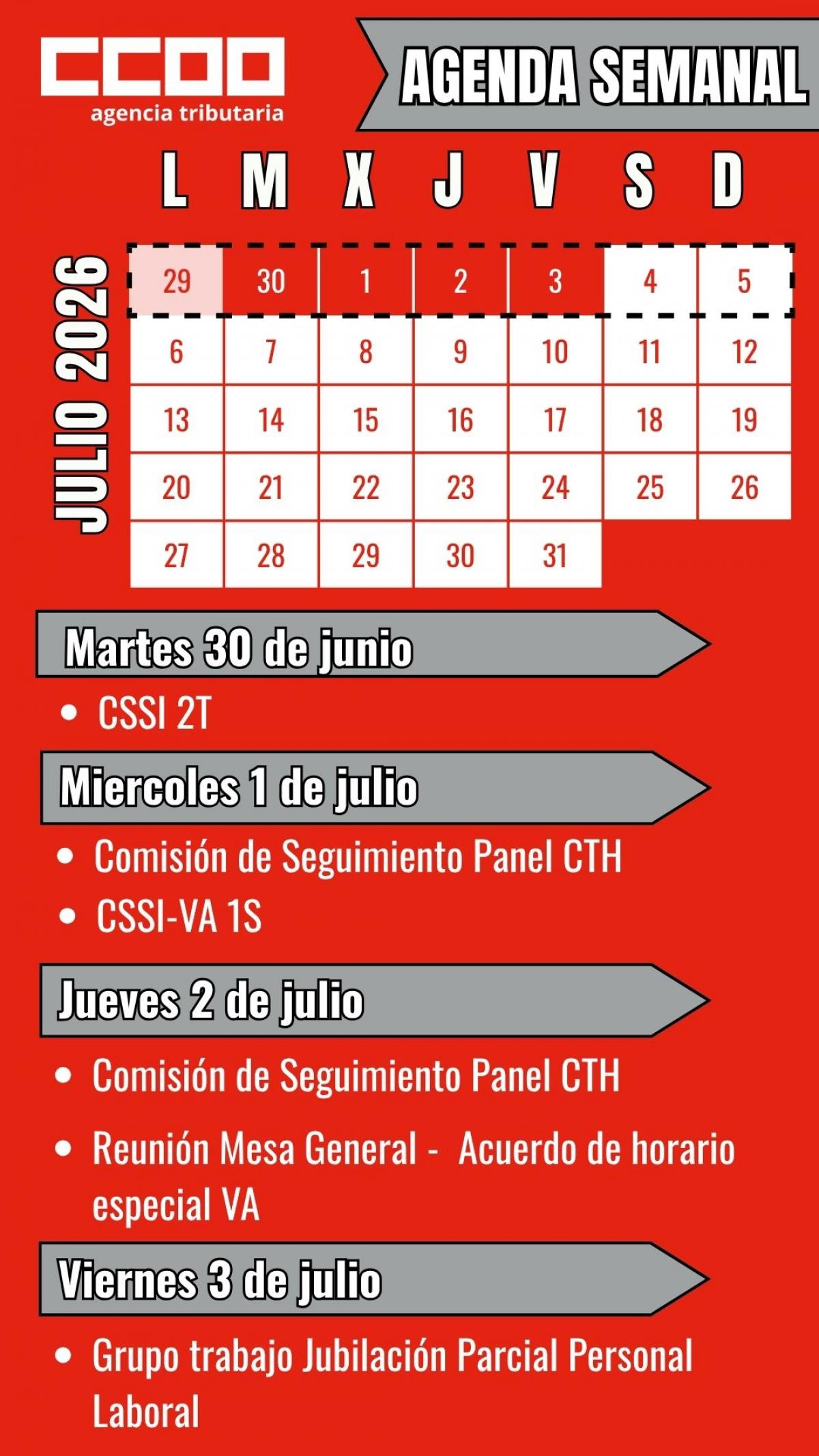 Agenda Semanal