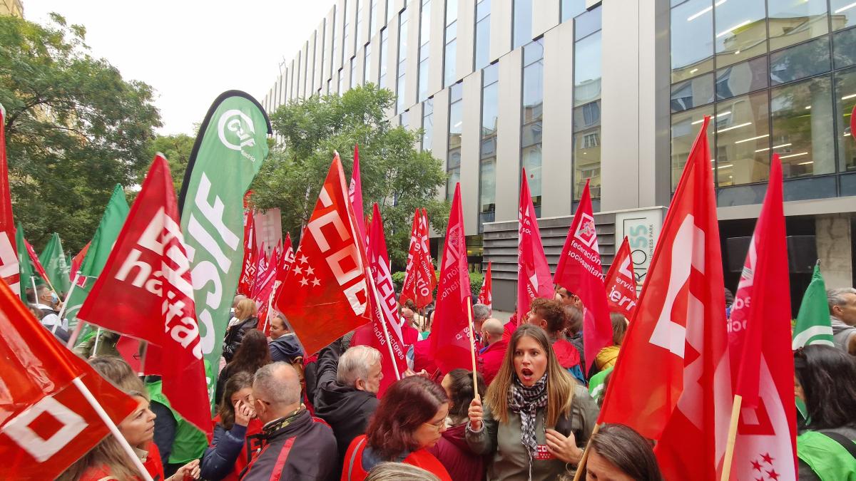 Concentraciones 30 octubre 2025 frente al Ministerio para la Transformación Digital y Función Pública