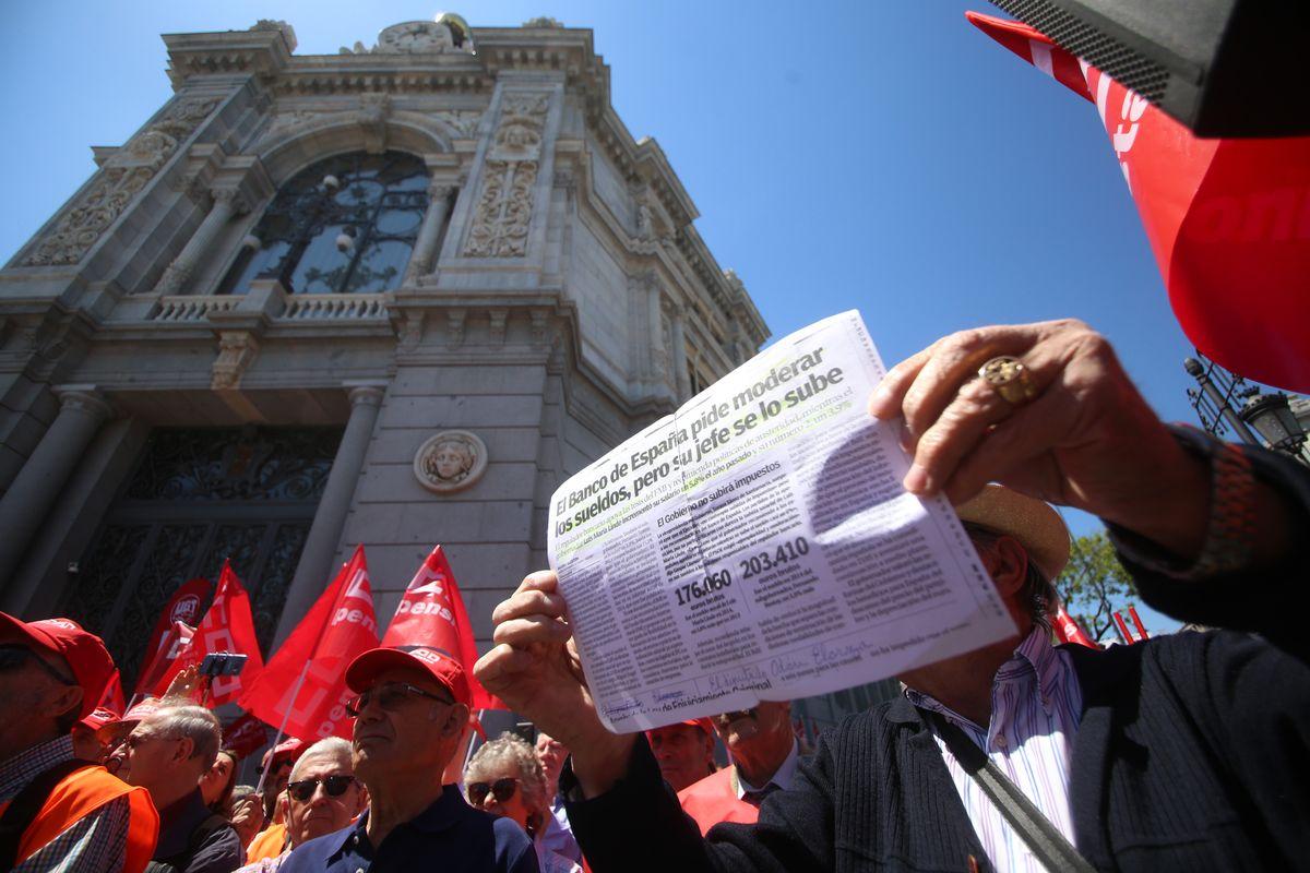 Rodea el Banco de España por unas #PensionesDignas