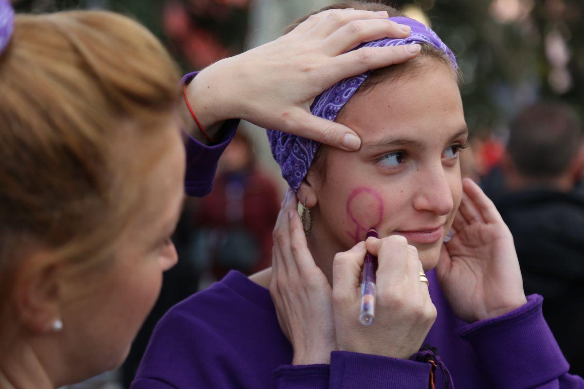 Manifestacion 8M, Día Internacional de la Mujer Trabajadora, Madrid 2019