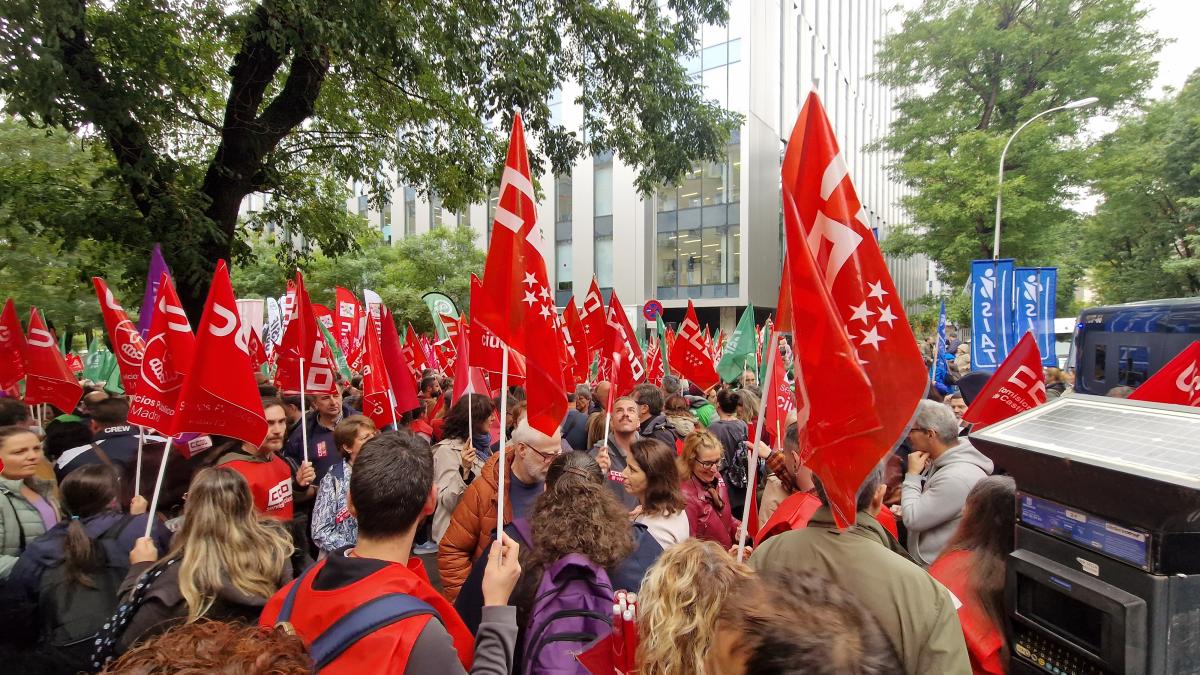 Concentraciones 30 octubre 2025 frente al Ministerio para la Transformación Digital y Función Pública