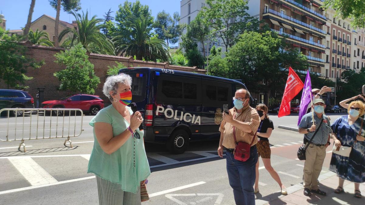 Concentración en Función Pública, Madrid. 5 de julio de 2021.