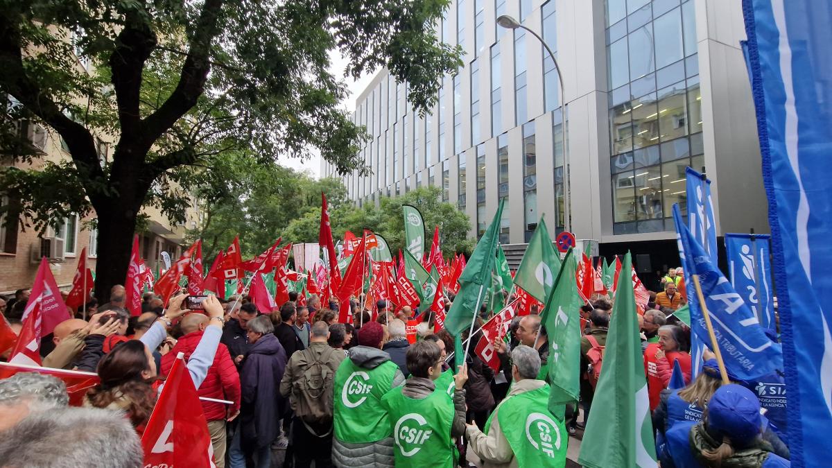 Concentraciones 30 octubre 2025 frente al Ministerio para la Transformación Digital y Función Pública