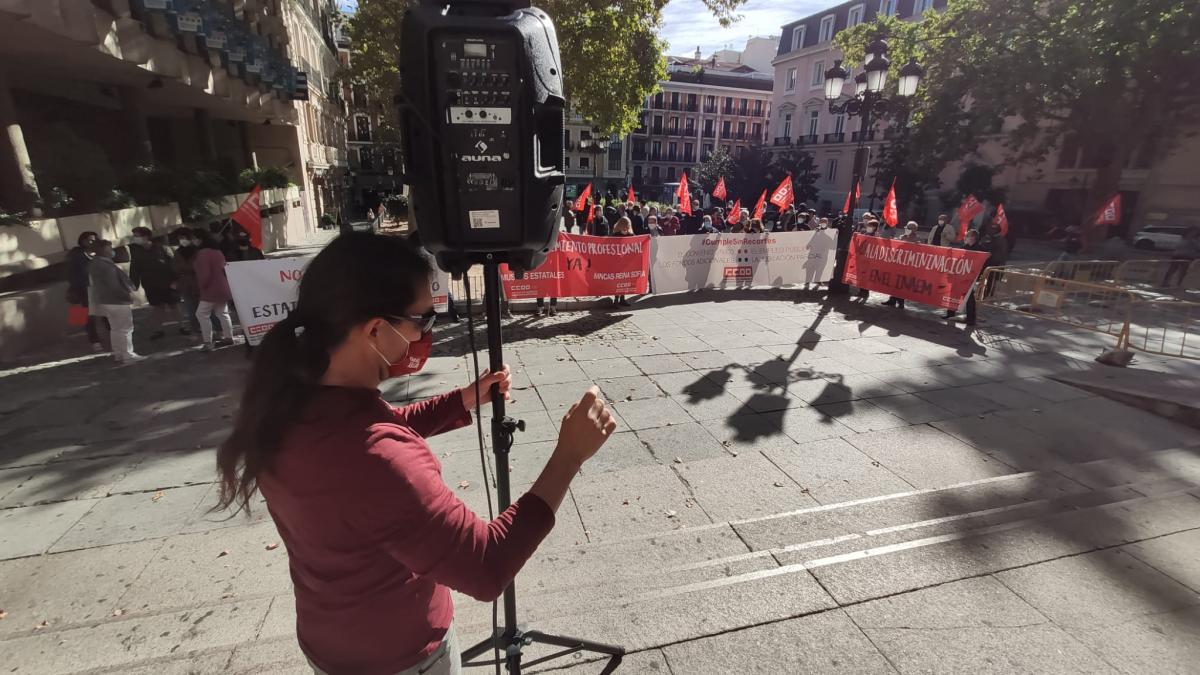 Concentración #CumpleSinRecortes en Madrid