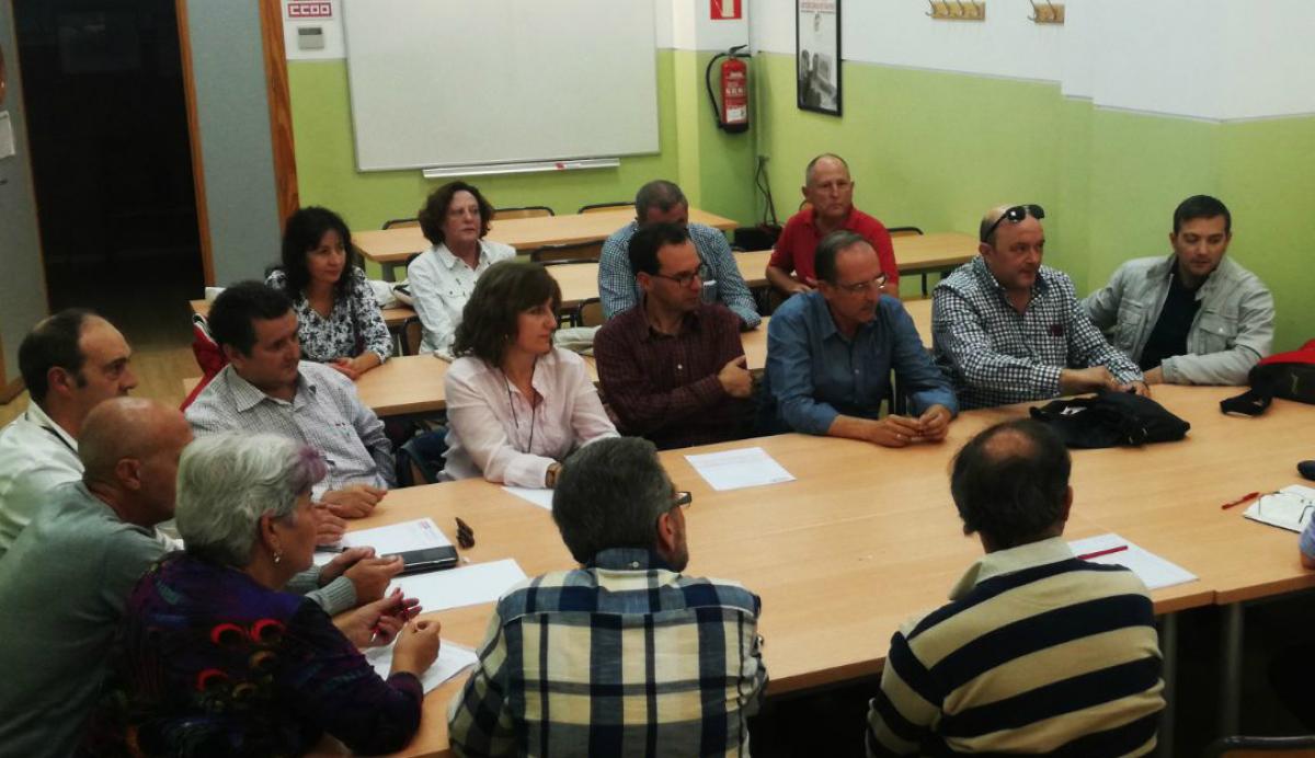Asamblea de Albacete en la sede del sindicato de CCOO