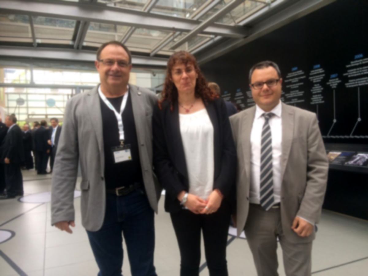 Parte de la delegación de CCOO que participó en los actos conmemorativos del 120 aniversario